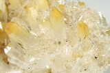 Stunning, Mango Quartz Crystal Cluster - Cabiche, Colombia #188376-3